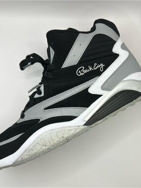 **NEW** Ewing “Good Dad Gang” Sz 13. Black & Gray High-Top Basketball Shoes